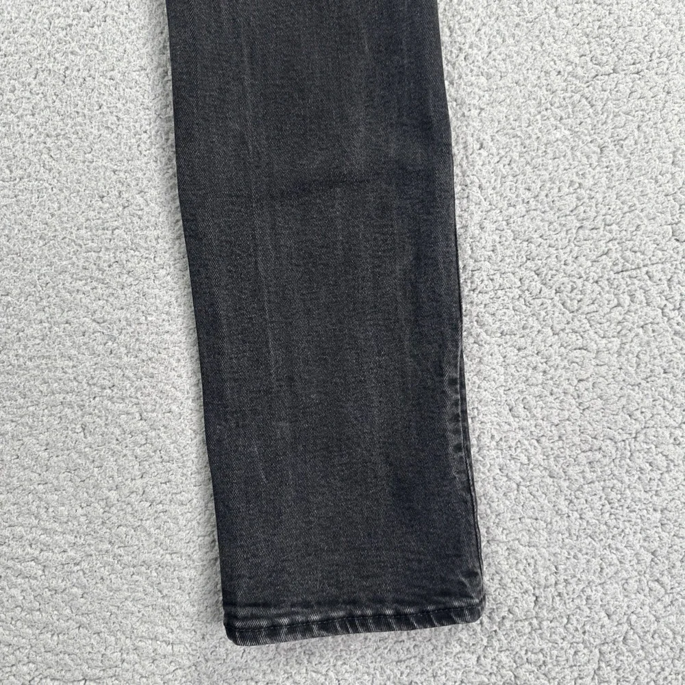 Levi's 511 Premium Big E Jeans Men 34x36 Black Dark Wash Slim Fit Taper Stretch